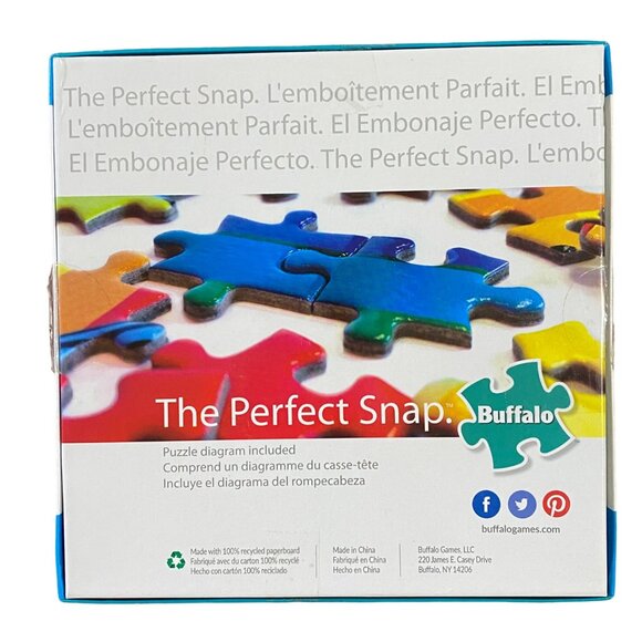 Buffalo Chuck Pinson Island Time 1000 Piece Jigsaw Puzzle Beach Resort Vacation - Picture 2 of 5